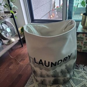 Material Laundry Basket.